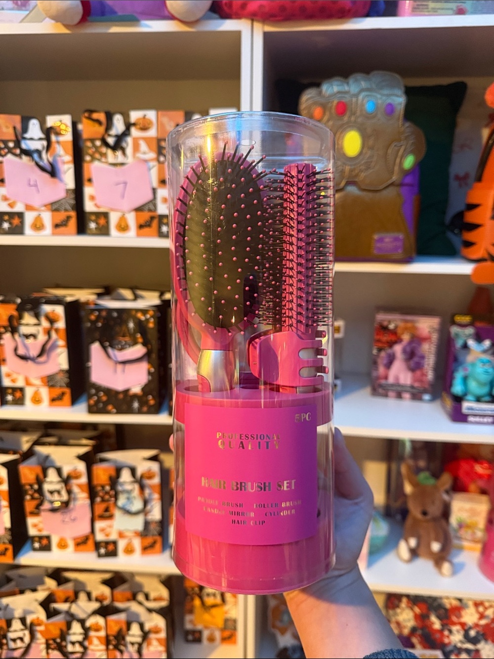 Pink Women’s Hair Brush Set